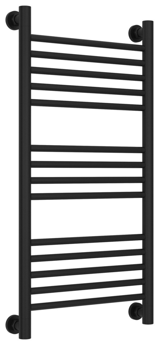 Полотенцесушитель водяной Сунержа Богема+ прямая 800х400 Матовый чёрный