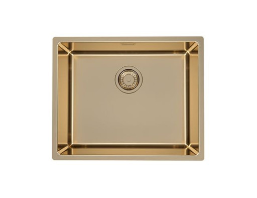 Мойка KOMBINO 50 MONARCH BRONZE SAT-90 542X442X195 U  в компл. с выпуском без сифона,
