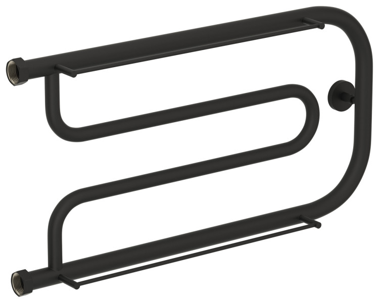 Полотенцесушитель водяной Сунержа Гусли 2 полки+ 320х650 Тёмный титан муар