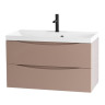База под раковину подвесная с двумя выкатными ящиками, 800x450x500 BelBagno MARINO-800-2C-SO-RC-P