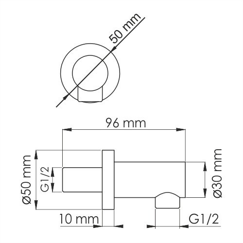 WasserKRAFT A111 Подключенишланга