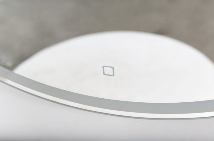 Зеркало с встроенным светильником, сенсорным выключателем, bluetooth, цифровым термометром, радио, часами, 12W, 220-240V BelBagno SPC-RNG-700-LED-TCH-RAD