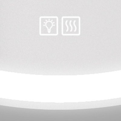 Зеркало с встроенным светильником, сенсорным выключателем, bluetooth, цифровым термометром, радио, часами, 12W, 220-240V BelBagno SPC-RNG-700-LED-TCH-RAD