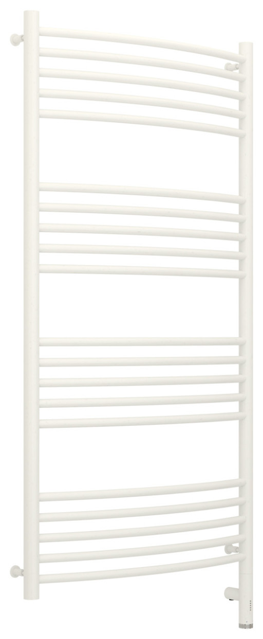 Полотенцесушитель электрический Сунержа Богема 3.0 выгнутая 1200х600 МЭМ правый Матовый белый