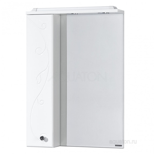 Зеркальный шкаф Aquaton Лиана 65 левый белый 1A166202LL01L