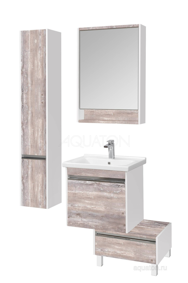 Комод AQUATON Капри 60 бетон пайн 1A231003KPDA0