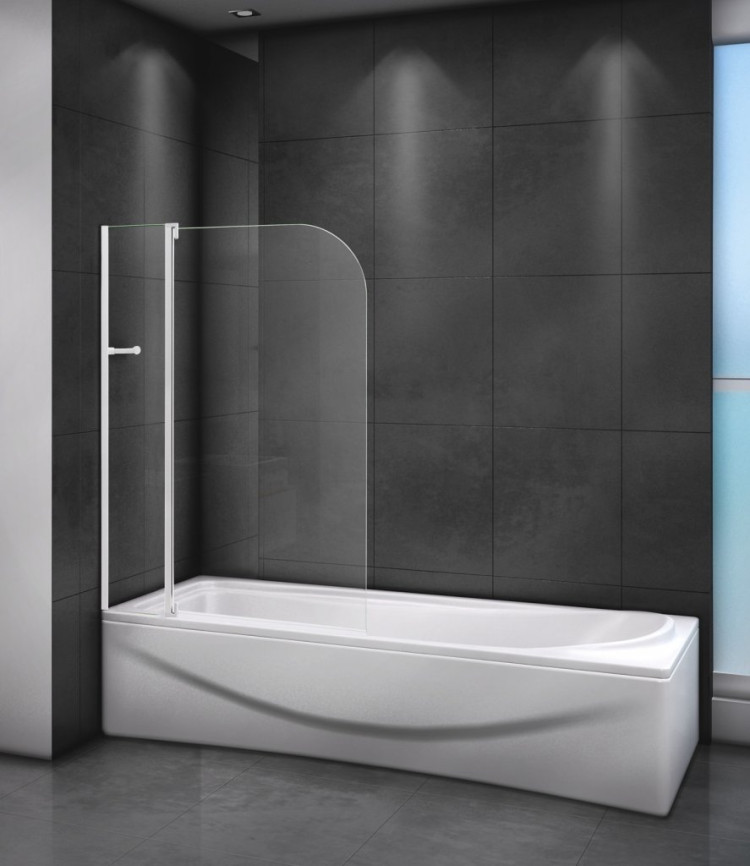 Шторка на ванну RELAX-V-11 Cezares RELAX-V-11-100/140-P-Bi-R