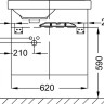 Мебель 60 см для раковины-столешницы Jacob Delafon ODEON UP EB991D-E19