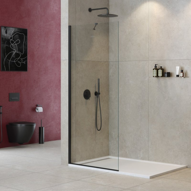 Душевая перегородка универсальная с односторонним входом Cezares LIBERTA-L-1-TB-115-C-Cr