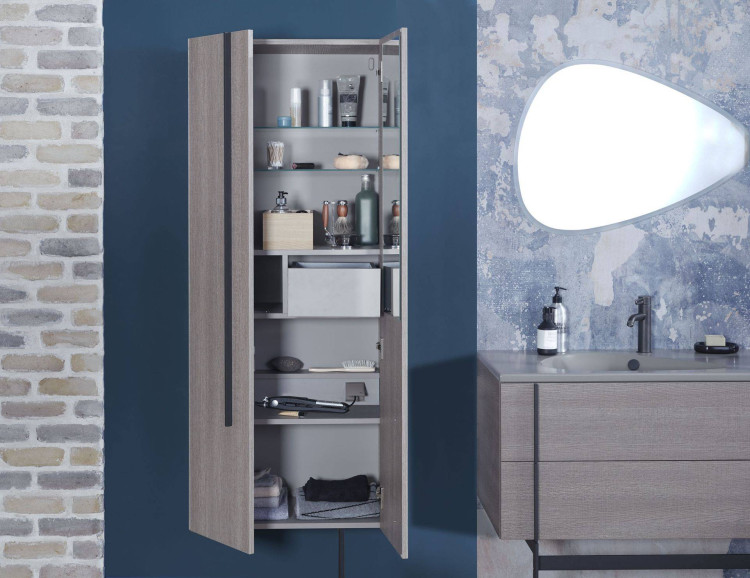 Подвесная колонна 60 см, фактурный дуб Jacob Delafon NOUVELLE VAGUE EB3048-E73