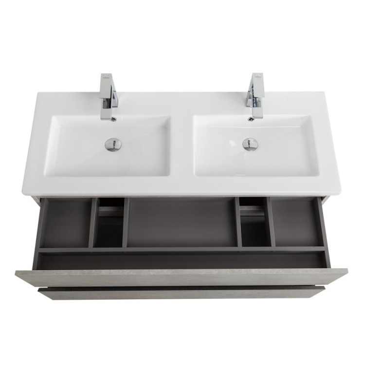 Керамическая раковина с двумя чашами Cezares CZR-8070-120-2