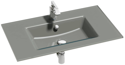 Стеклянная раковина-столешница 80 см Jacob Delafon VOXEB2104-DD1