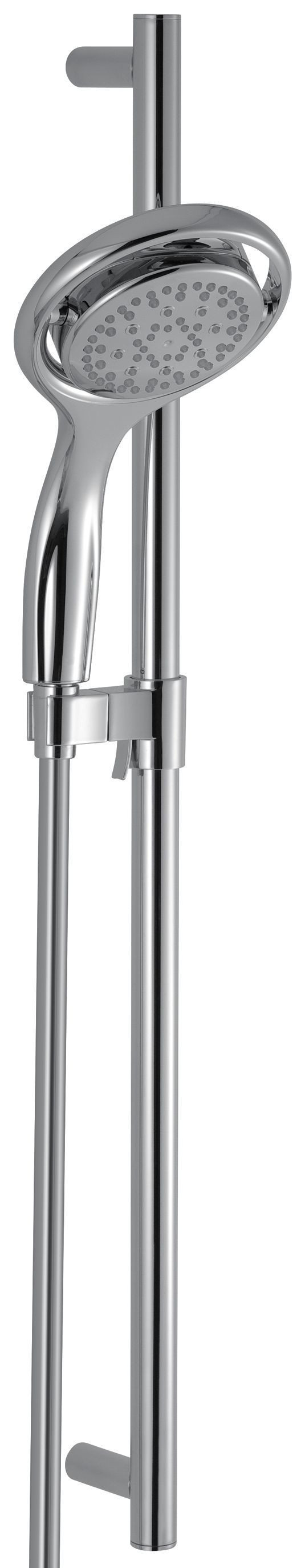 Душевой комплектсо штангой, шлангом и 4-х режимным ручным душем Jacob Delafon FLIPSIDE E15865-CP
