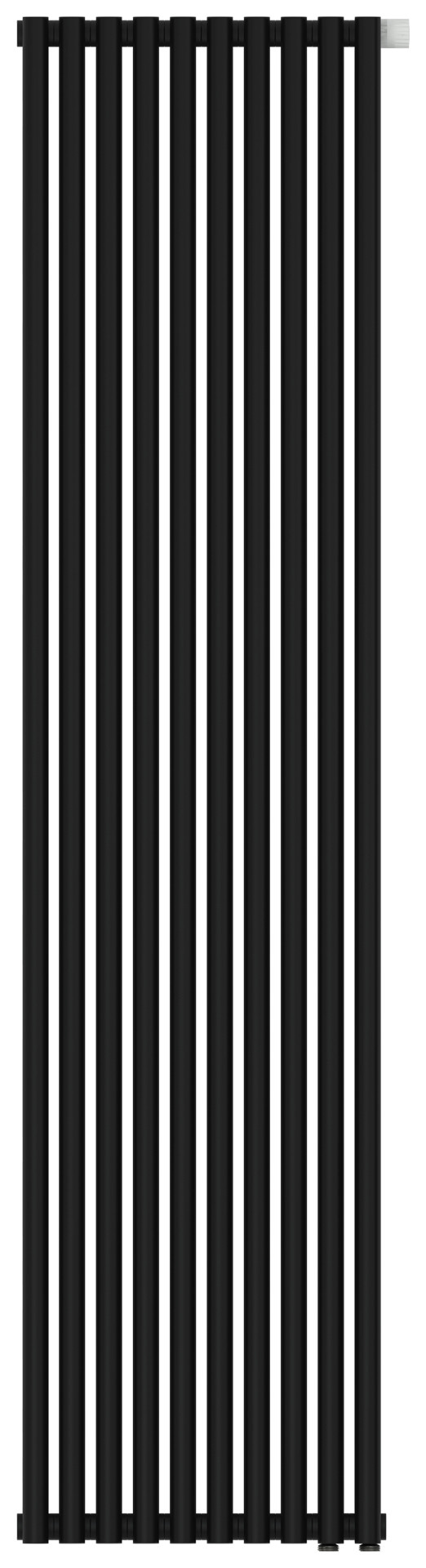 Отопительный радиатор Сунержа Эстет-11 EU50 1800х450 10 секций Матовый чёрный