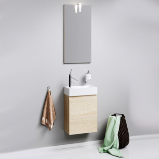 Тумба под раковину Aqwella Леон-МР 40 подвесная