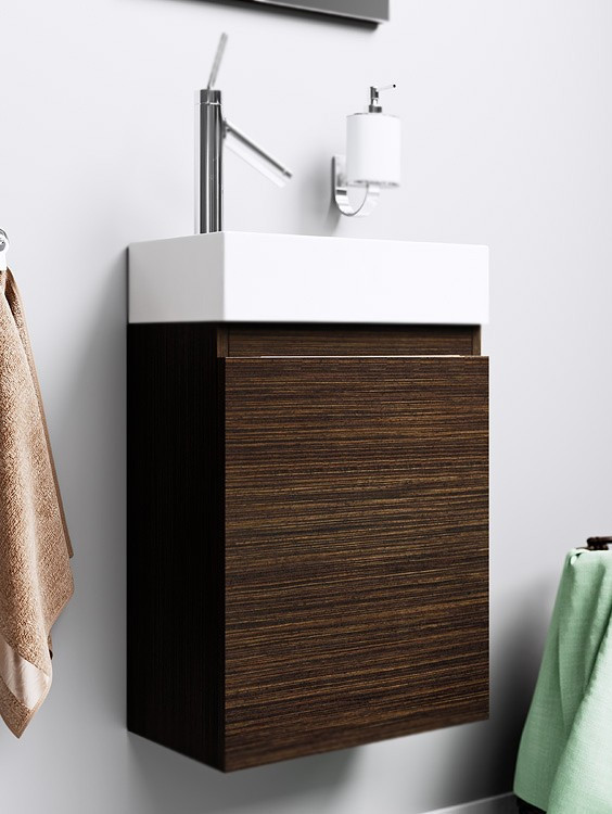 Тумба под раковину Aqwella Леон-МР 40 подвесная