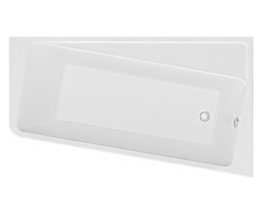 Ванна акриловая асимметричная 1Marka DIRECT 170*100 R