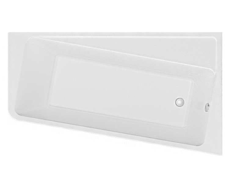 Ванна акриловая асимметричная 1Marka DIRECT 170*100 R