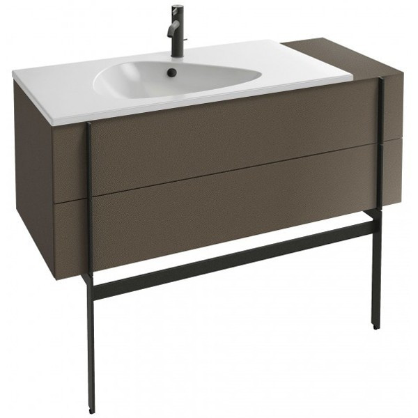 Тумба под раковину Jacob Delafon Nouvelle Vague 120 подвесная 2 ящика с выступом