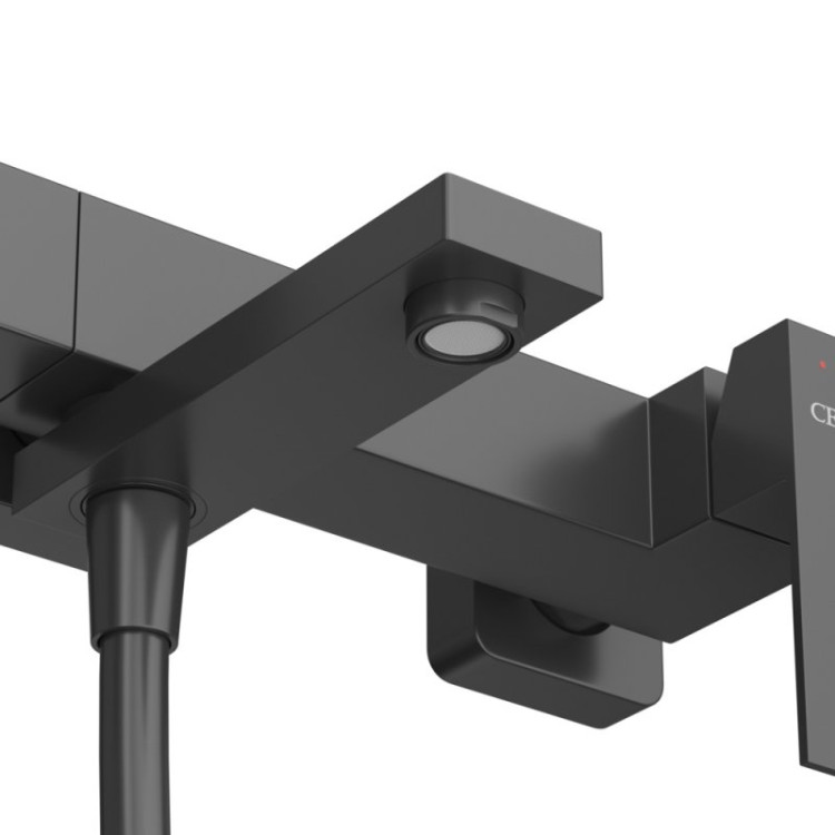 Смеситель для ванны и душа в комплекте с ручным душем, шлангом и держателем Cezares SLIDER-VD-IN