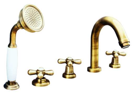 Смеситель на борт ванны Rav Slezak Morava retro MK162.5P