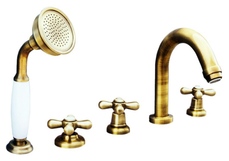 Смеситель на борт ванны Rav Slezak Morava retro MK162.5P