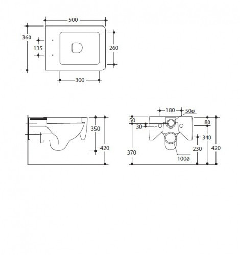 Унитаз Kerasan Ego 3215