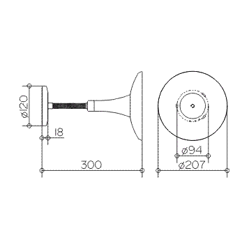 Косметическое зеркало Keuco Elegance New 17676 019000