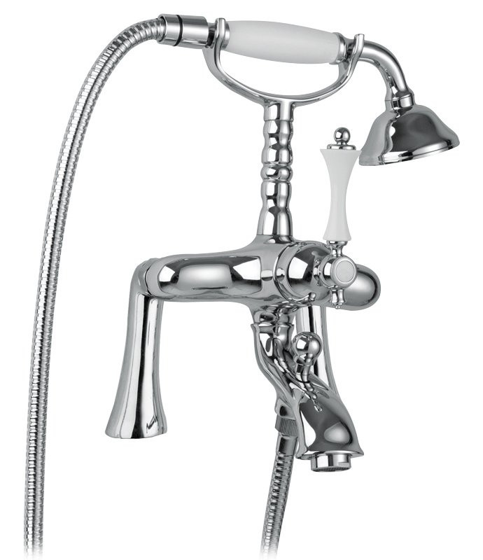 Смеситель на борт ванны с ручным душем Cezares MARGOT-PBV-02-Bi