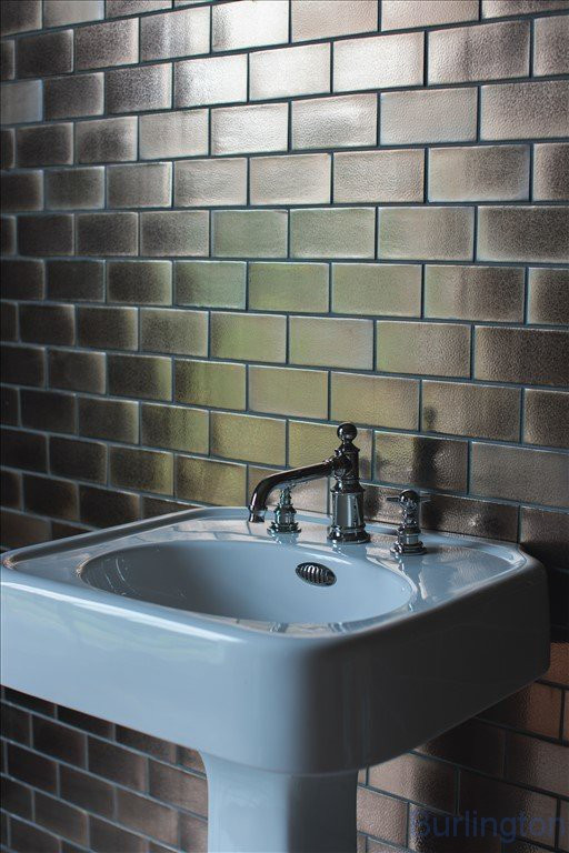 Раковина 600mm с пьедесталом, никель