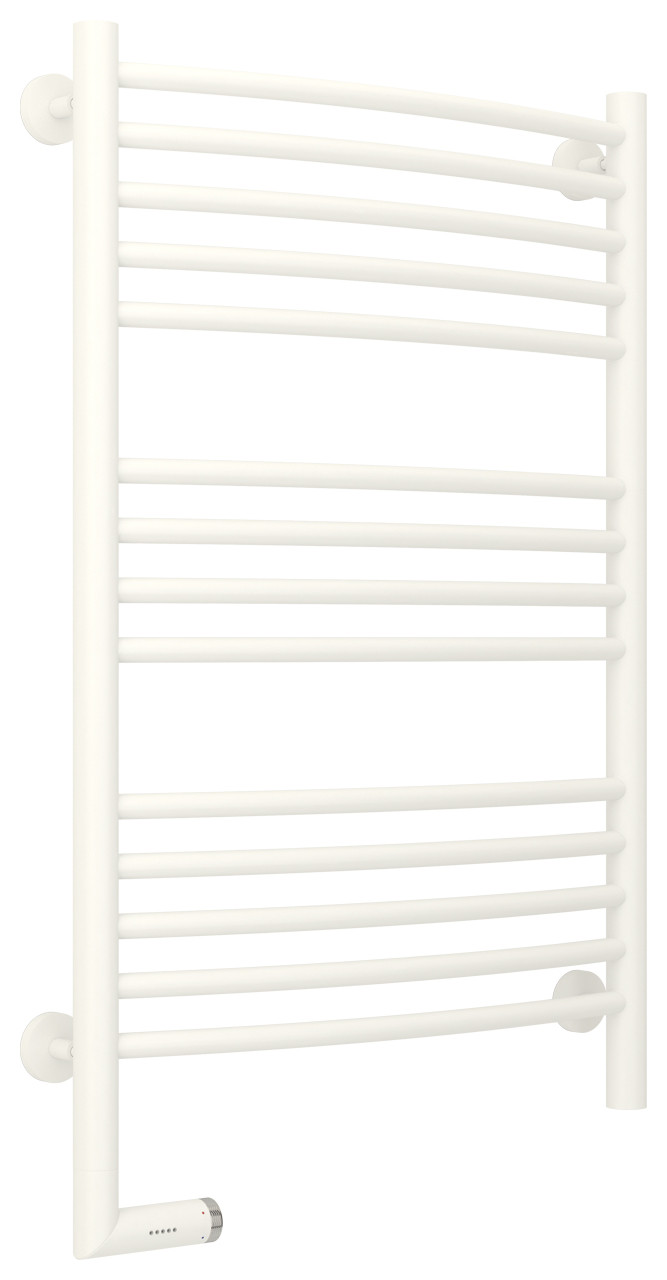 Полотенцесушитель электрический Сунержа Богема 2.0 выгнутая 800х500 МЭМ левый Матовый белый