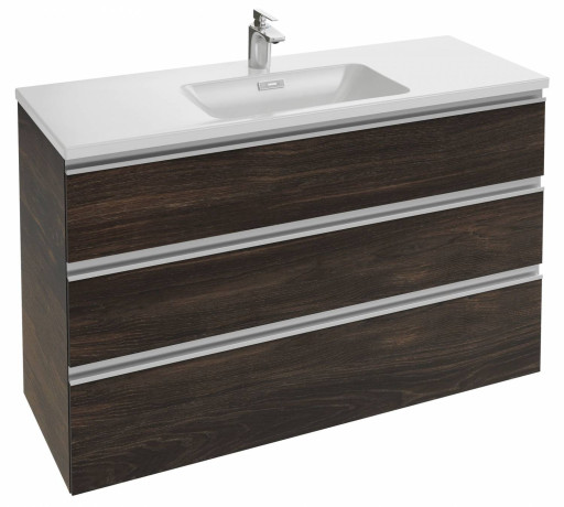 Мебель для раковины-столешницы 120 см, 3 выдвижных ящика, нежный аквамарин Jacob Delafon VOX EB2041-RA-M43