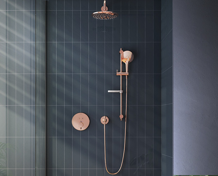 Душевой комплект Bliss, медь