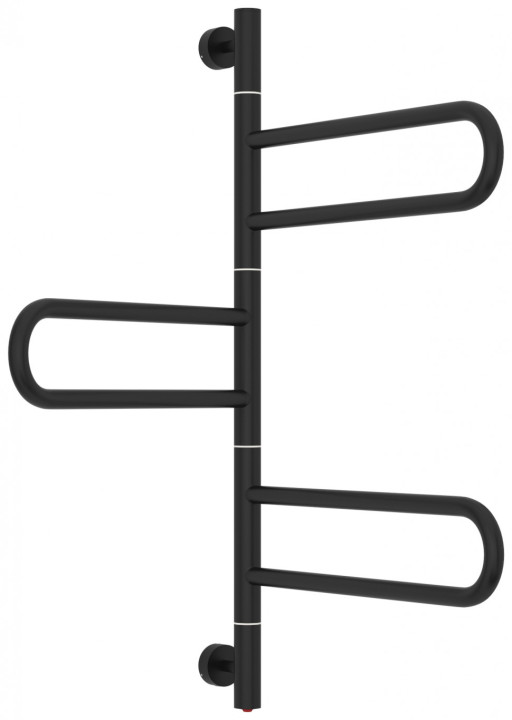Полотенцесушитель электрический Стилье Формат 50 ПВ 830х535 Матовый чёрный
