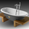 Чугунная ванна Roca Newcast Grey 170x85