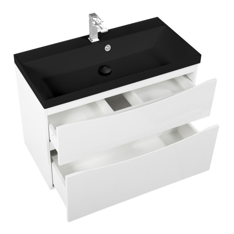 База под раковину подвесная с двумя выкатными ящиками 900x450x600 BelBagno MARINO-H60-900-2C-SO-RW-P