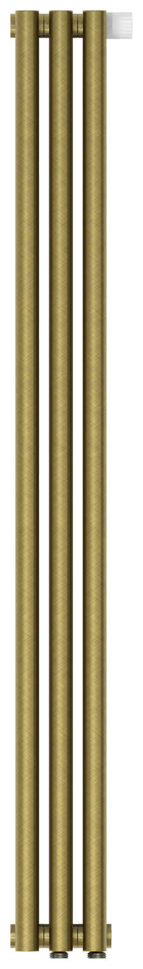 Отопительный радиатор Сунержа Эстет-11 EU50 1200х135 3 секции Состаренная бронза