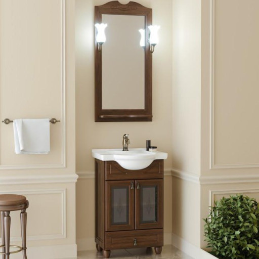 Комплект мебели для ванной Opadiris Тибет 50 со стеклом