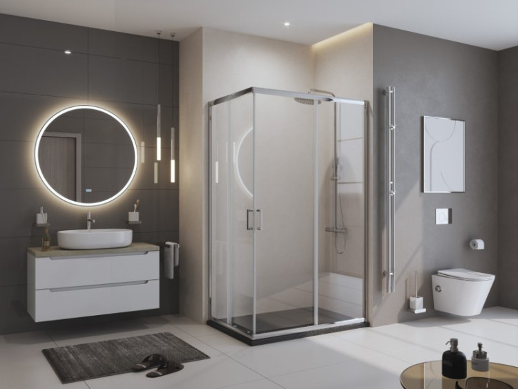 Поддон из искусственного мрамора,белый BelBagno TRAY-MR-UNO-AH-160/80-35-W-NO