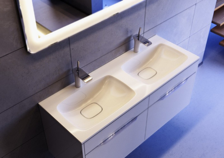 Тумба под раковину Aqwella Малага 120 подвесная