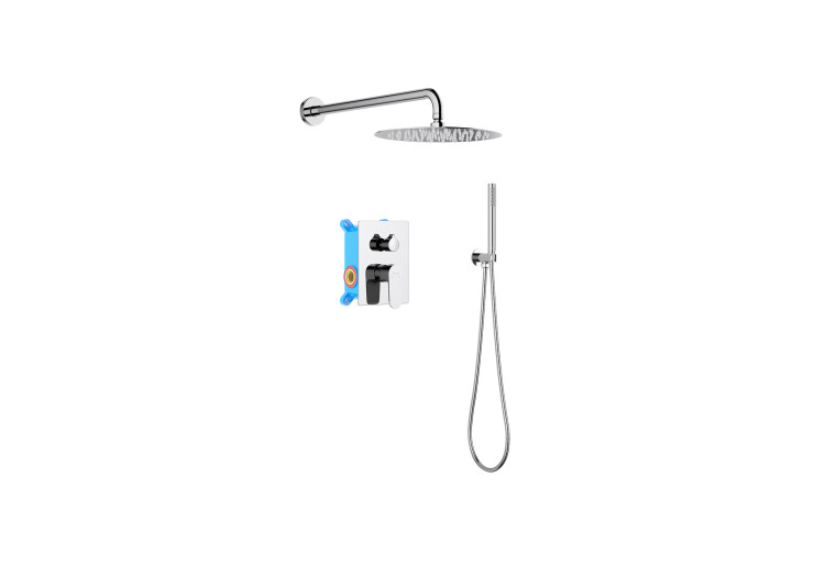 Set 3 в 1 душевой комплект Aquatek AQ1272CR ОБЕРОН