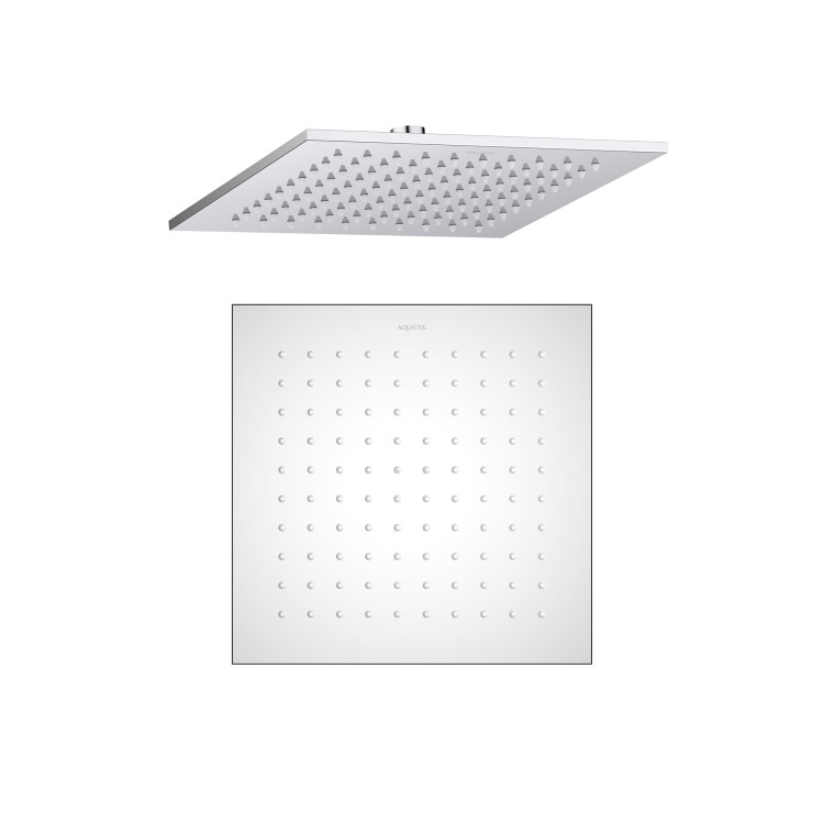 Квадратный верхний душ 250*250*7 мм Aquatek AQ2076CR