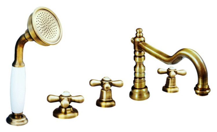 Смеситель на борт ванны Rav Slezak Morava retro MK164.5P