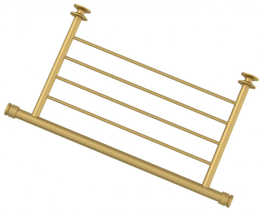 Полка прямая Сунержа 4П 370 Матовое золото