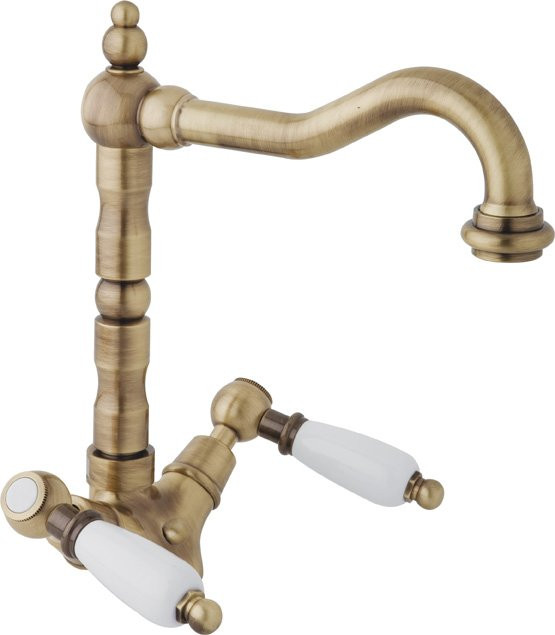 Смеситель для раковины с донным клапаном Cezares FIRST-LS2-03/24-Bi