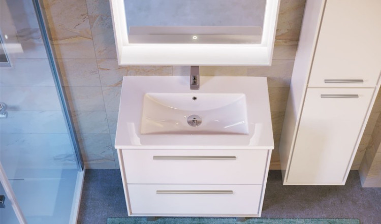 Шкаф пенал Raval Frame 35 подвесной