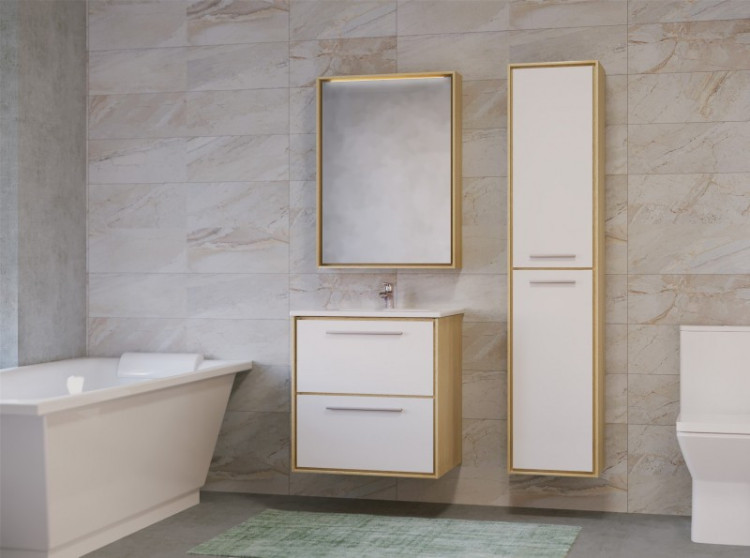 Шкаф пенал Raval Frame 35 подвесной