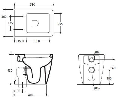 Унитаз Kerasan Ego 3216