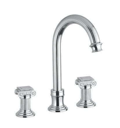 Смеситель для раковины на три отверстия Cezares OLIMP-BLS2-A-03/24-M