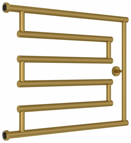 Полотенцесушитель водяной Сунержа High-Tech model &quot;L+&quot; 500х650 Матовое золото